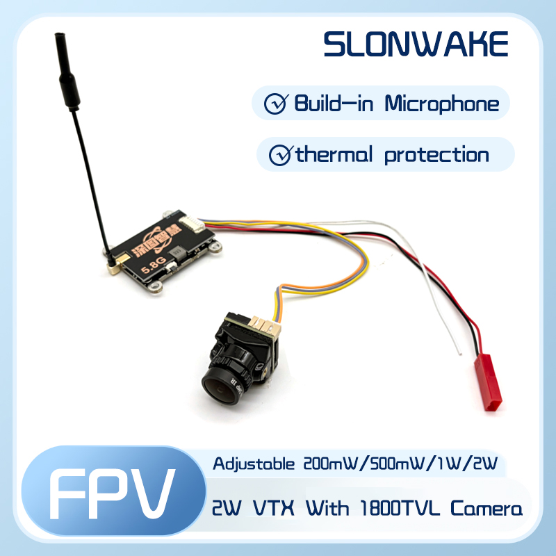 Fpv Drone Camera - SLONWAKE 5.8G 56CH 2W 송신기 VTX(CMOS