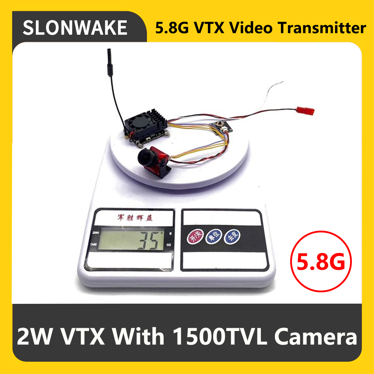 Fpv Drone Camera - SLONWAKE 5.8G 2000mW FPV VTX 송신기