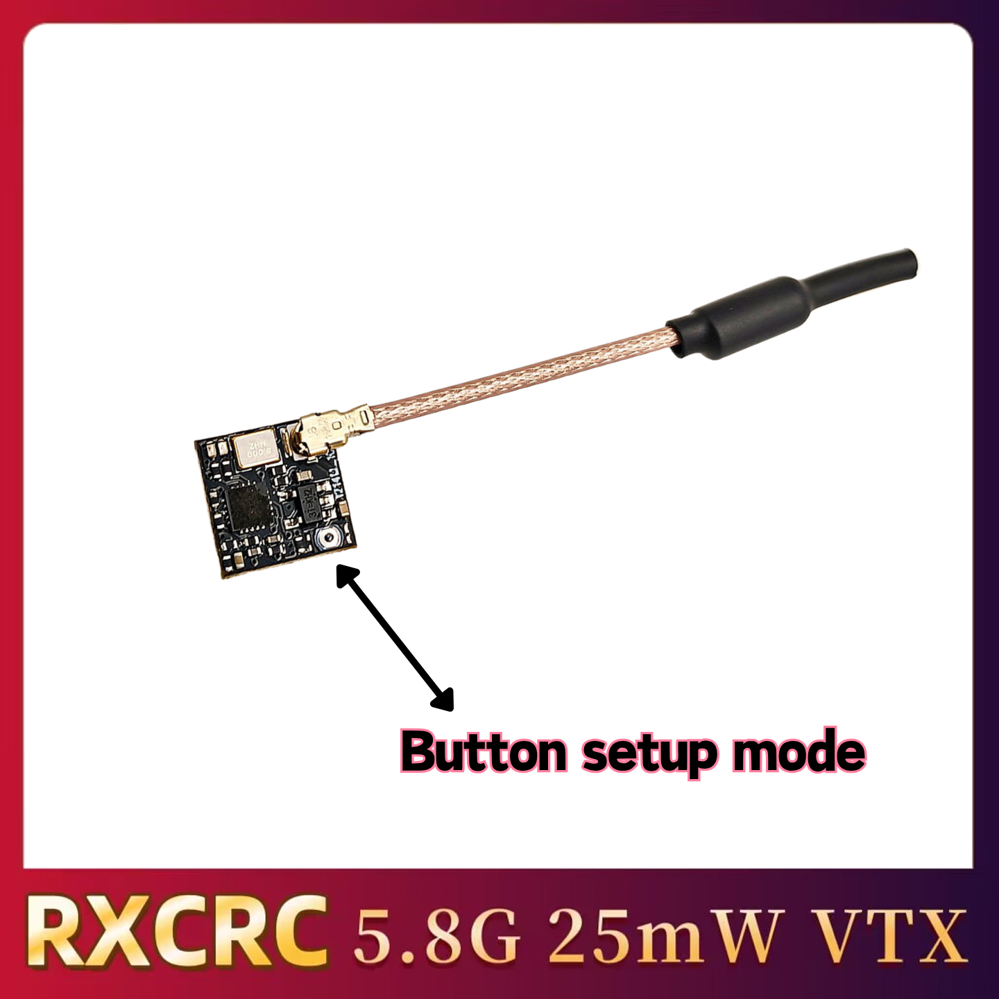 RXCRC 5.8GHz 48채널 FPV 25mW 아날로 - Fpv Drone Frame 리뷰 및 가격